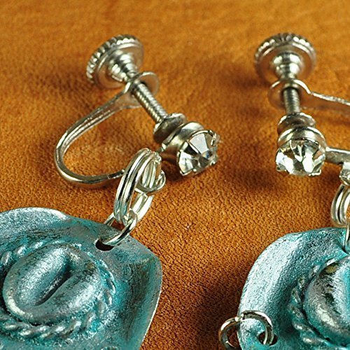 Ride em Cowgirl Rodeo Earrings Vintage - Thumbnail 3