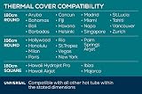 Lay-Z-Spa Thermal Hot Tub Cover 180cm Round Gray | Energy Efficient view 7