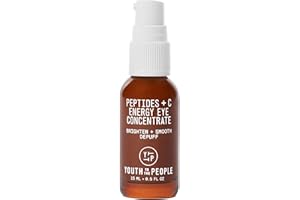 Youth To The People Peptides + Vitamin C Eye Concentrate - Vitamin C Eye Serum with Caffeine + Antioxidants, Visibly Brightens Dark Circles, Reduce Undereye Puffiness, Blurs Fine Lines - 0.5 fl oz