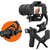 FeiyuTech SCORP-C Gimbal Stabilizer for Cameras DSLR and Mirrorless Camera | 3-Axis Camera Gimbal, 5.5lbs Payload, for Sony &alpha;7Ⅳ A6300/A6400 A7S3 a9/a7 for Canon 5D3/80D for Nikon D7500/Z5/Z6 II