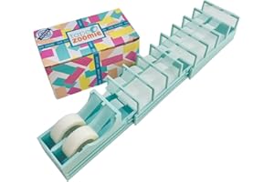 Tape ZOOMIE | Original Viral Desktop Tape Dispenser for Gift Wrapping & Crafts | Prepares 18 Tape Strips Fast | Blade-Free, Compact, Heavy-Duty | Fits Standard, Washi & Double-Sided Tape