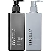 Superior Mane Root Activator Shampoo &amp; Conditioner for Men &ndash; Nourishing Daily Hair Care Set &ndash; Supports Healthier, Fuller-Looking Hair with Ginseng, Oat &amp; Sesame Extracts &ndash; Unscented, 17 fl oz (2 Pack)