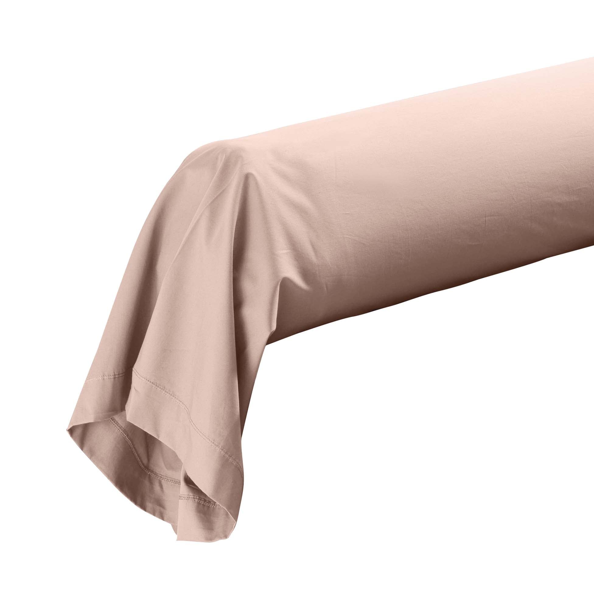 douceur d'intérieur, Bolster Pillowcase (85 x 185 cm) Percaline Nude, Cotton Percale — image 1