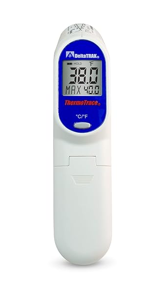 DELTATRAK 15041 THERMOTRACE INFRARED GUN THERMOMETER WITH LASER...
