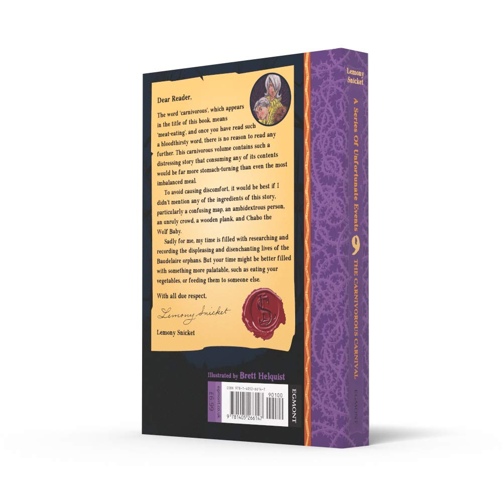 The Carnivorous Carnival A Series Of Unfortunate Events Amazon Co Uk Snicket Lemony Books