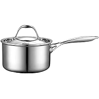 Cooks Standard Lid 1.5-Quart Multi-Ply Clad Stainless Steel Saucepan, 1-1/2-Quart, Silver