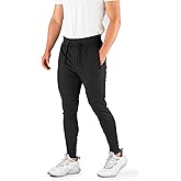Contour Athletics Men's Joggers Hydrafit Track Pants Men's Sweatpants Active Sports Running Workout Pant Zipper Pockets
