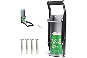 Benfu 12-Ounce and 16-Ounce Can Crushers, Wall-Mounted Crushers, Upgraded Handles, Environmentally Friendly Recycling Tools f