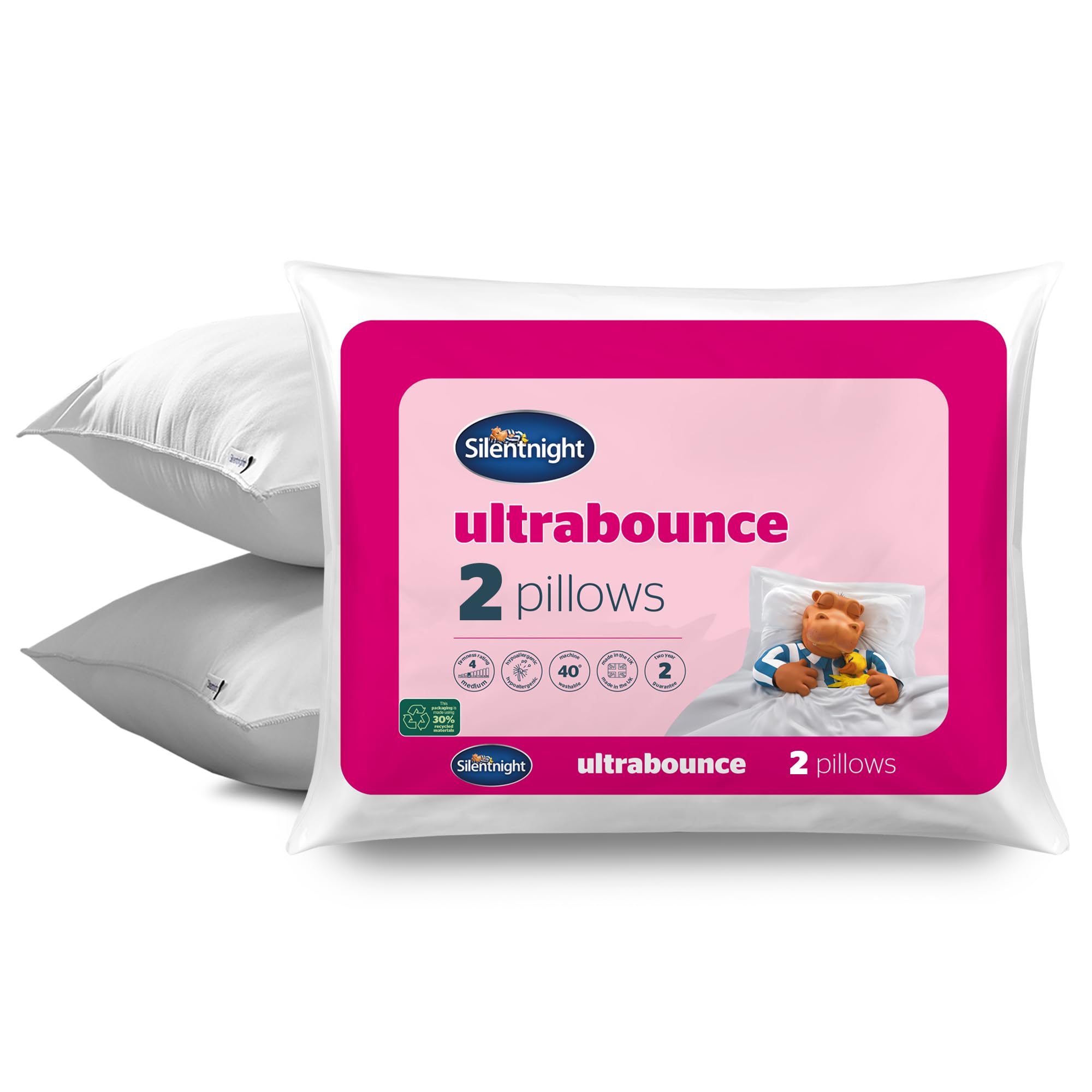 Silentnight Premium Ultrabounce Pillow Pair