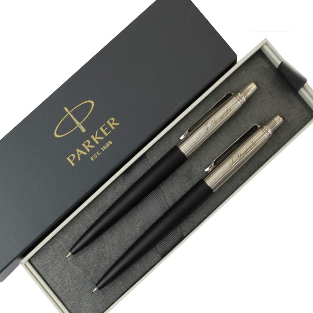 Amazon 名入れ ボールペン シャープペン 2本セット パーカー ジョッター コアライン ブラックct Parker 多機能ボールペン 文房具 オフィス用品