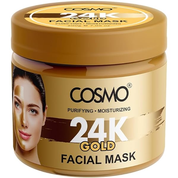 Amazon.com : Cosmo Skin Care 24k Gold Facial Face Mask 200g/7oz