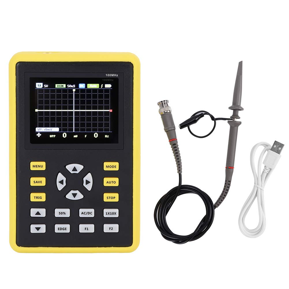 Logic Analyzer Handheld USB Portable IPS LCD Mini Digital Oscilloscope Multimeter Tester Tool