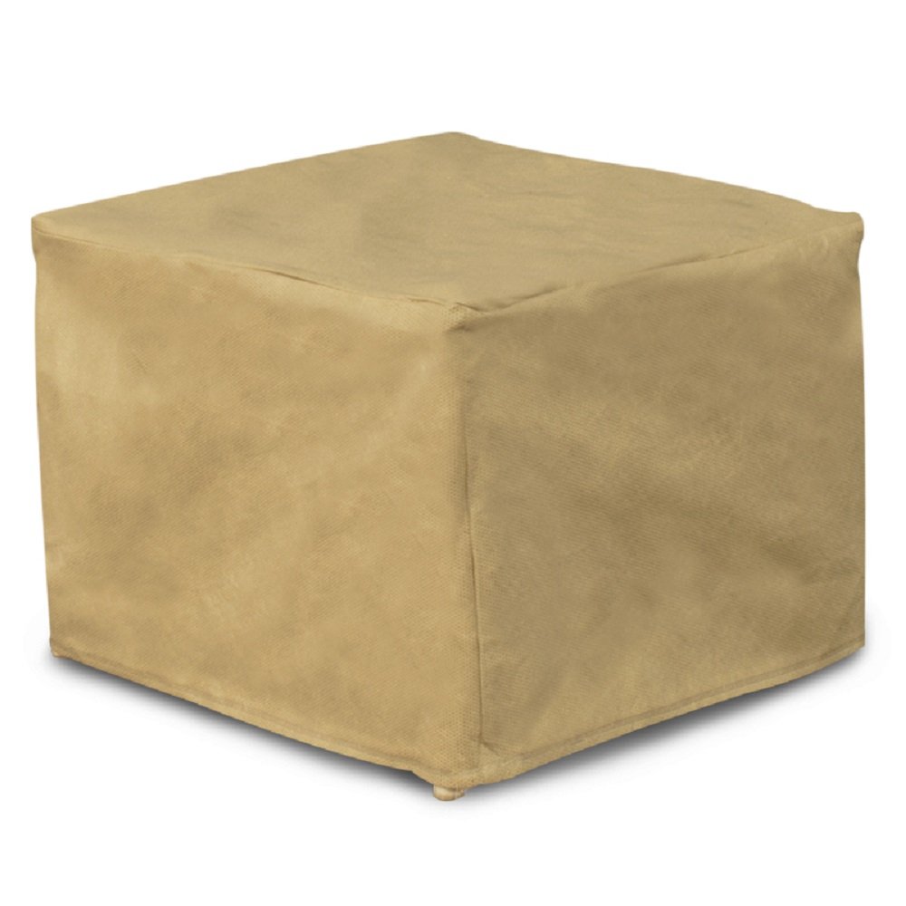 Budge AllSeasons Square Patio Table Cover / Ottoman Cover, Small (Tan) eBay