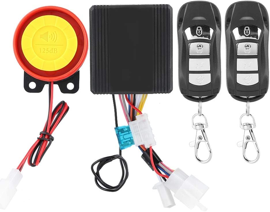 Motorcycle Security Kit, 12V Motorcycle Universal Wireless