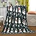 GoodGram Ultra Plush Christmas & Halloween Themed Fleece Throw Blankets - Assorted Styles (Snowman & Snowflakes)