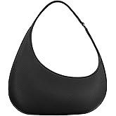 hxusin Small Leather Puse - Trendy & Lightweight Handbag for Women,Stylish Crescent Shoulder Bag