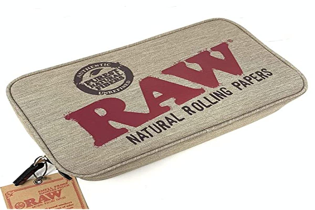 Roll With Us Depot RAW Thentic! Raw 5 Layer Smoker Pouch Small