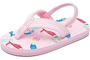 Ceruwum Toddler Girls Beach Pool Flip Flops Sandals Water Shoes