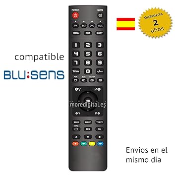 Mando a distancia Especifico para Television Tv blusens Modelo 2 - Reemplazo