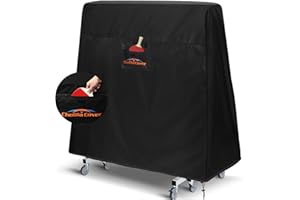Cholila Cover Ping Pong Table Cover, Outdoor/Indoor Premium Durability Oxford Fabric Ping Pong Table Cover, All Weather Resistant Table Tennis Cover