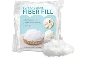 Daylendar Polyester Fiberfill Stuffing 150g/5.3oz - Ultra-Soft & Fluffy Premium Polyfill Stuffing for Stuffed Animals,Crochet Stuffing, DIY Crafts - High Resilience Recyclable