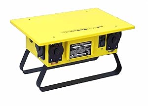 CEP Construction Electrical Products 6506GU 6 Outlet 50-Amp Single Phase Power Box