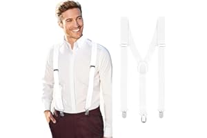 QPIXVB Men's Suspenders - Kids, Boys, Women's Halloween, Cosplay, Christmas, Tuxedo, Dress, Duty Suspenders