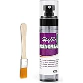 Pachsi 4Oz Mold Release Spray for Candle Making and Epoxy Resin, Fast-Drying Silicone Oil Releaser, Non-Stick Professional Mold Release Agent, Promotes Mold Longevity, Withstands High Temperature