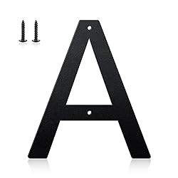 5 Inch House Numbers and Metal Letters for Outdoor