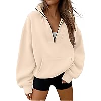 Amazon.com: AUTOMET Womens Quarter Zip Oversized Sweatshirts Teen