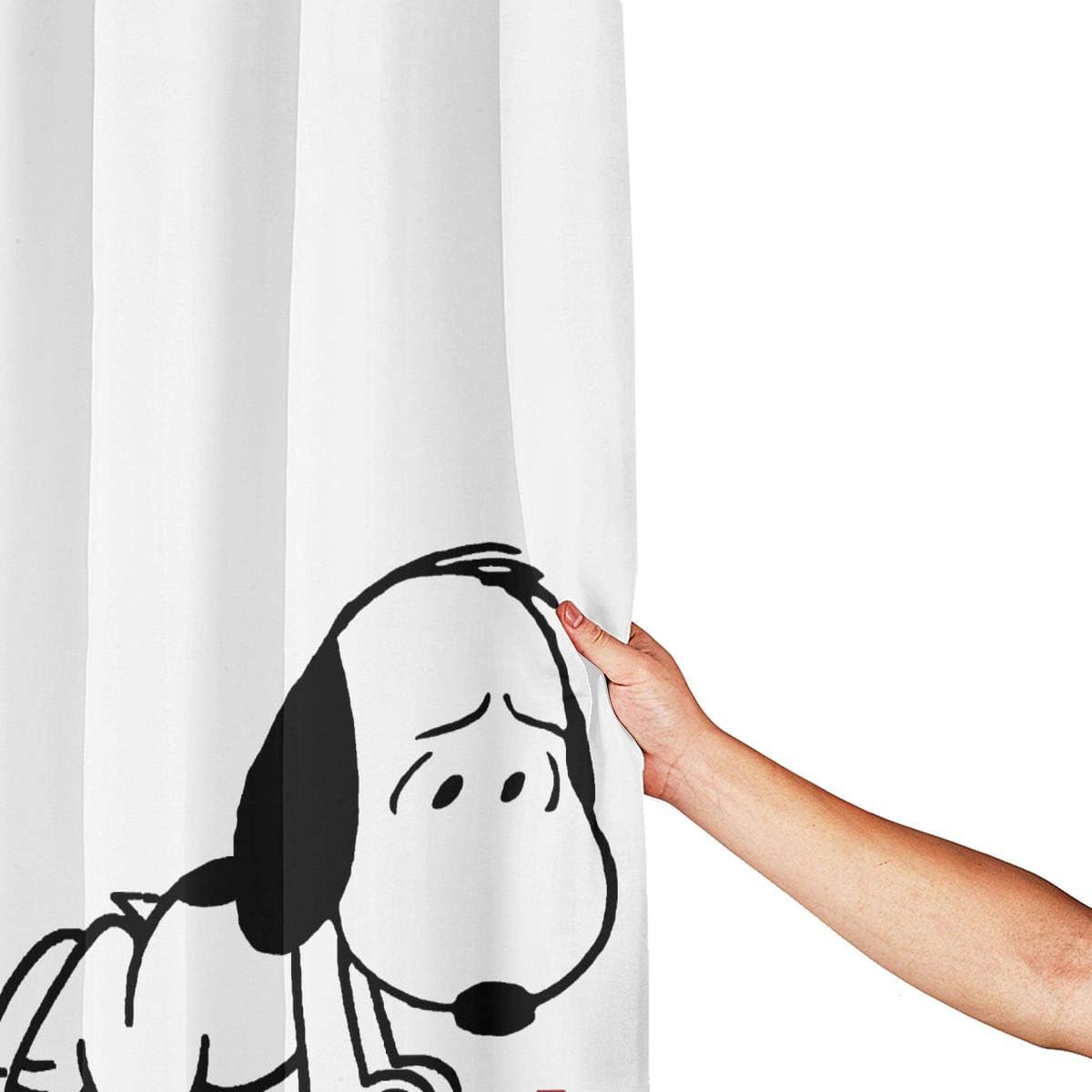 Amazon Co Jp 壁紙4がかっこいいスヌーピーです シャワーカーテン 防カビ 防水 おしゃれ かわいい 浴室カーテン 軽量 速乾 取付簡単 122x1cm ホーム キッチン