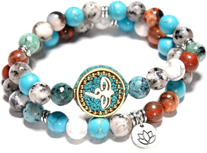 Amazon Com G Yh Personality Bracelet Natural Stone Buddha Religious Bracelet Jewelry
