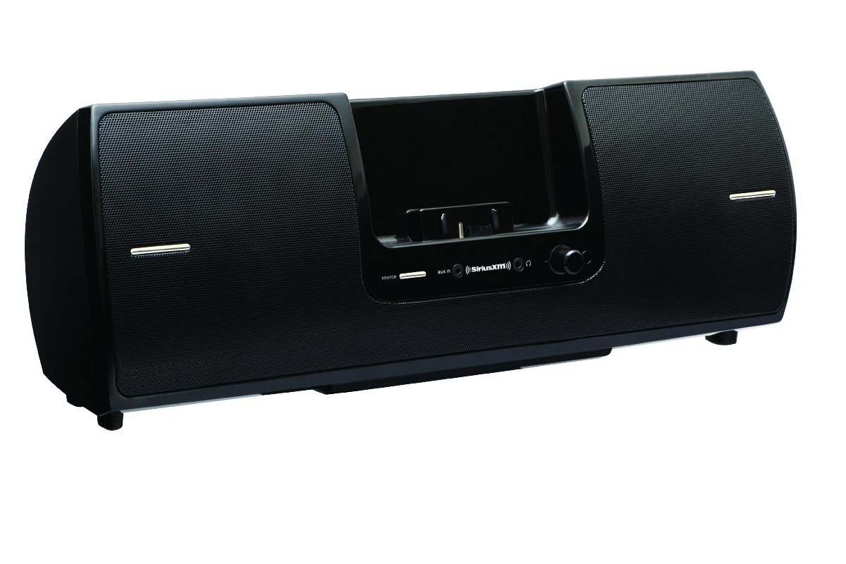 SiriusXM SXSD2 Portable Speaker Dock Audio System for Dock and Play Radios (Black) (Renewed)