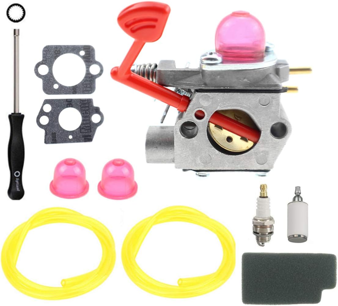 ANTOWT-875 Carburetor Kit for Craftsman Poulan Pro Blower BVM200C BVM200VS P200C GBV325 P325 Replace 545081855 Craftsman 25cc