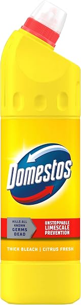 Domestos Citrus Fresh Thick Bleach 750 ml disinfectant 99.99% bacteria view 1
