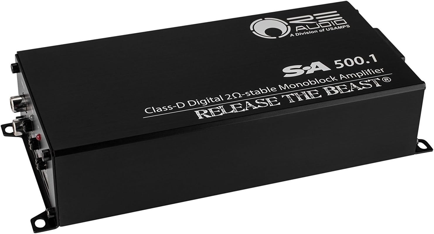 RE Audio SA500.1 500W Monoblock SA Series Class D Amplifier