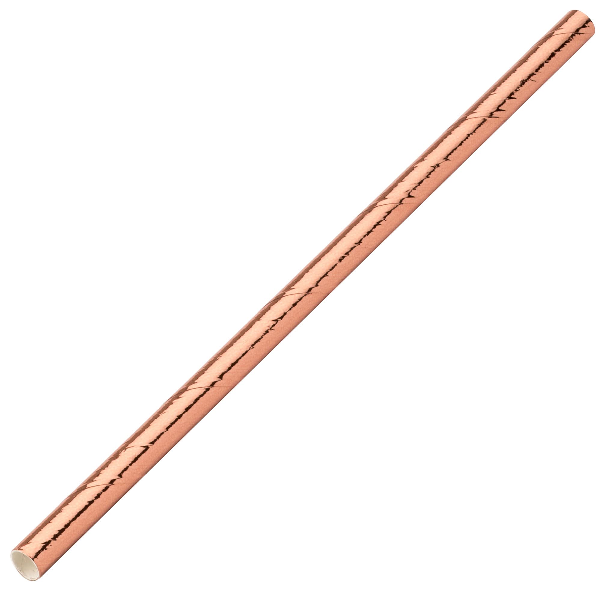 Copper Paper Cocktail Straw 5.5inch - Case of 6000 - Short 5mm Bore Paper Cocktail Straws