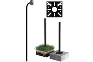 GateNear Keypad Pedestal Mounting Post (4ft Gooseneck Pedestal)