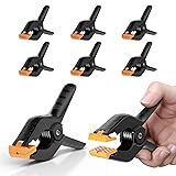 EMART 6 Pack Heavy Duty Muslin Spring Clamps, 4.5