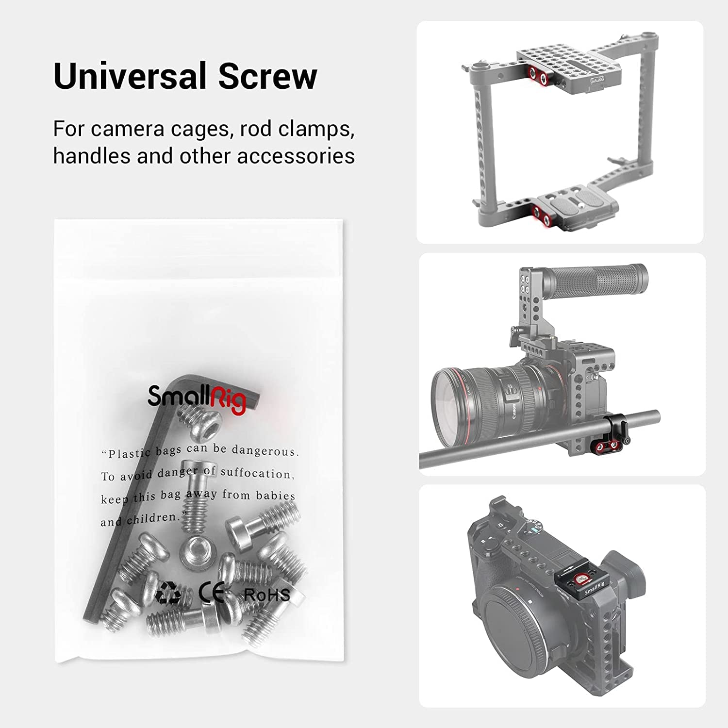 SMALLRIG Allen Wrench Screw 1/4