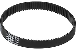 uxcell HTD5M-460 Rubber Timing Belt 92 Teeth Closed Loop Pulley Timing Belt 20mm Width, 460mm Pitch Length Synchronous Belt