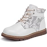 Frank Mully Kids Ankle Boots Boys Girls Outdoor Booties Kids Comfort Work Boot Lace Up Hiking Shoes (Toddler/Little Kid/Big Kid)
