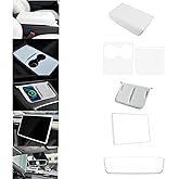 frani Center Console Cover 5Pcs Set for Tesla Model 3 2021-2023 Model Y 2021-2025,Tesla Interior Center Console Cover Decor A