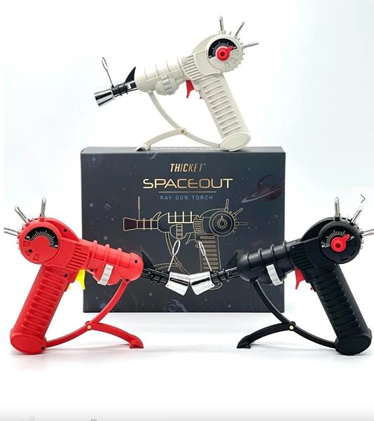 THICKET RAYGUN TORCH LIGHTER, WITH ADJUSTABLE FLAME AND SAFETY LOCK (BLUE)