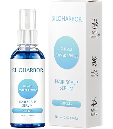 Amazon.com : GHK-Cu Peptide Hair, Copper Peptides for Hair Growth, Thinning  Hair & Hair Shedding, Non-Greasy, 2 fl oz : Beauty & Personal Care