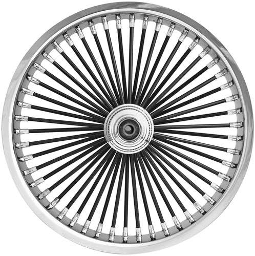 Ride Wright Wheels Inc Exotica Black 50 Spoke 23x3.75 Front Wheel (Single Disc), Color: Black, Position: Front, Rim Size: 23 042335-845SD-EX-BLKSP-T