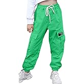 AOWKULAE Girls & Women‘s Casual Cargo Jogger Pants, 6 Years - Women 3XL