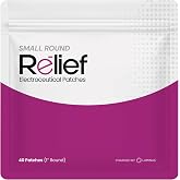 Round Relief Patch - Targeted Comfort, 24 Hour Relief - 40 Pack (Small Patches)