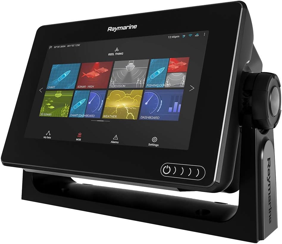 Raymarine E70365-03-LNC Axiom 7 Rv Multifunction Display with Integrated Realvision 3D, 600W Sonar, RV-100 Transducer and Lighthouse Coastal Vector Charts