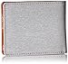 Herschel Supply Co. Men's Hank RFID Blocking Wallet, Light Grey Crosshatch/Tan Synthetic Leather